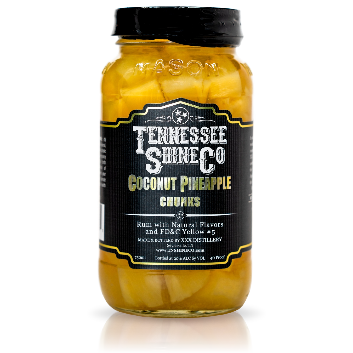 Coconut Pineapple Chunks - Tennessee Shine Company